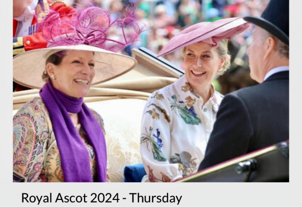 Princess Zahra arrived in the 2nd carriage with Duke & Duchess of Edinburgh